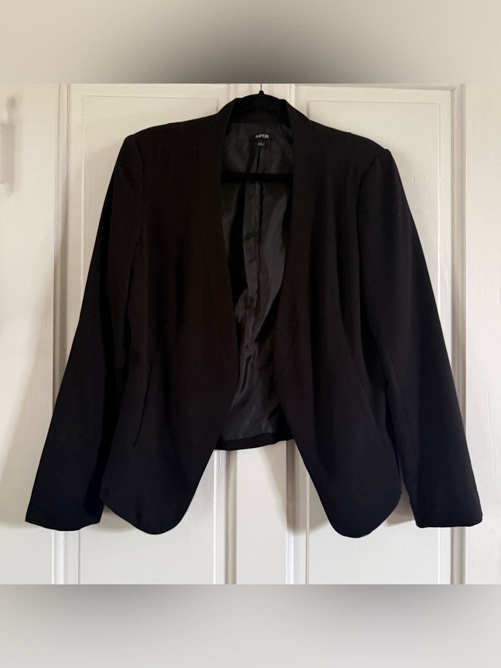 Apt. 9 Black Open-Front Women's Blazer Jacket